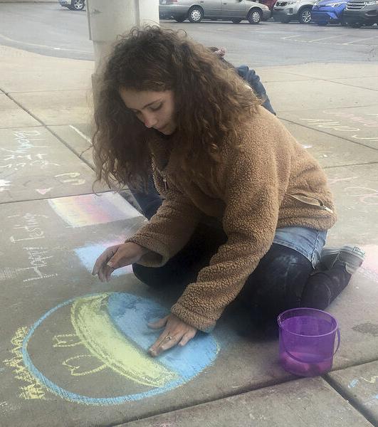 Graffiti as art - and encouragement